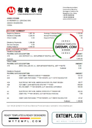 Entertainment company paystub template in Word and PDF formats