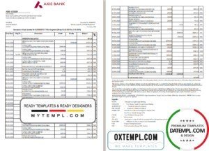 Bangladesh BRAC Bank statement Word and PDF editable template, 7 pages