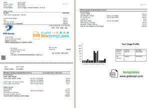 East West bank firm account statement Word and PDF template