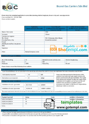 Free Simple Freelance Invoice template in word and pdf format
