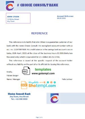 Lesotho birth certificate Word and PDF template, completely editable
