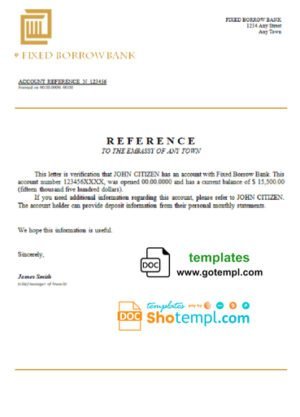 Kyrgyzstan Kirgizbank proof of address bank statement template in Word and PDF format