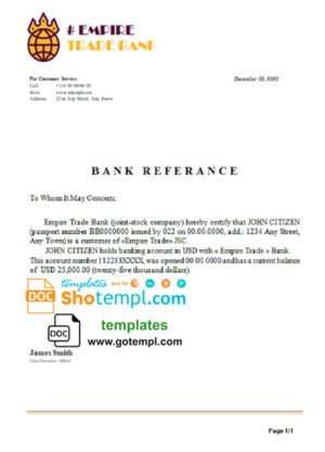 Sri Lanka Seylan bank statement, Excel and PDF template