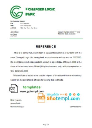 # bloom clouds universal multipurpose tax invoice template in Word and PDF format, fully editable