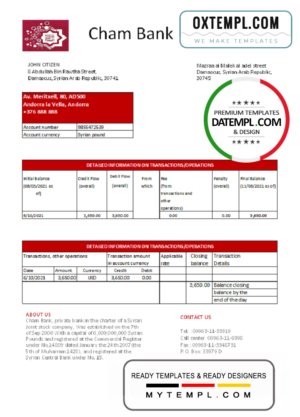 LOVES#207 payment receipt PSD template