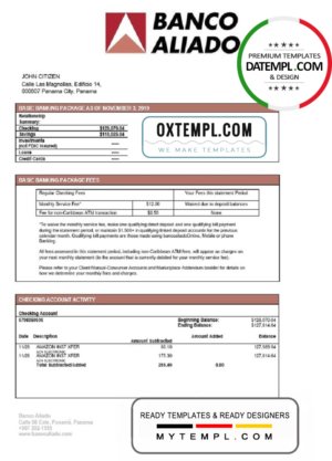 Attorney Invoice example, fully editable