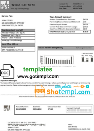 Rejoice The Lord Church pay stub template in PDF and Word formats