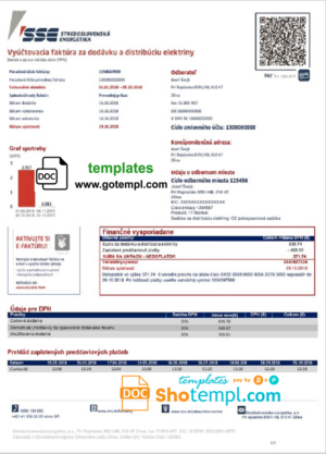 Iran e-visa Word and PDF template, fully editable