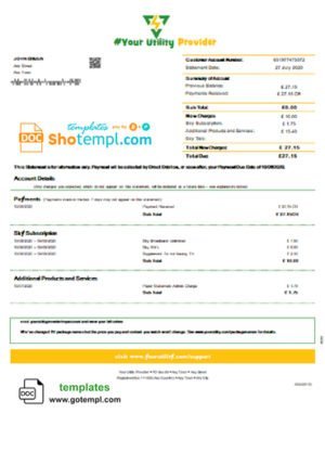 # discount magic universal multipurpose invoice template in Word and PDF format, fully editable