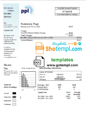 Free Blank Invoice template in word and pdf format