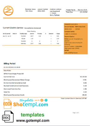free rental contract amendment template, Word and PDF format