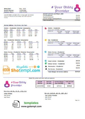Thailand DBS bank statement easy to fill template in .xls and .pdf file format