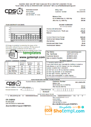Poland Bank Pekao S.A bank statement template in .doc and .pdf format, fully editable