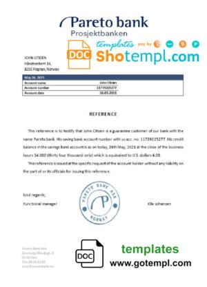 free contract management monthly report template, Word and PDF format