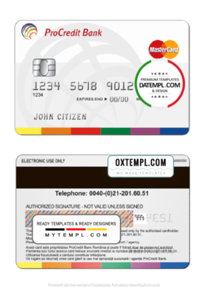 New Zealand Kiwibank visa debit card template in PSD format