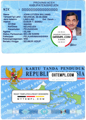 Andorra passport PSD files, editable scan and photo-realistic look sample, 2 in 1
