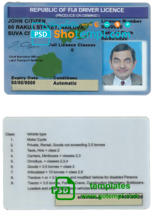 Lebanon identity document 3 templates in one archive – with takeaway price