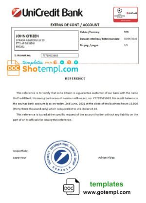 Uzbekistan entry visa PSD template, fully editable