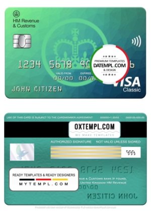 USA Goldman Sachs Bank visa card template in PSD format