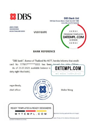 Metrobank enterprise statement Word and PDF template