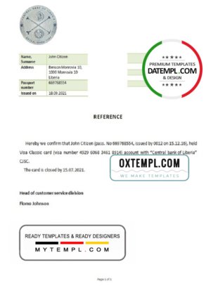 Mauritania – Rabat travel visa PSD template, completely editable