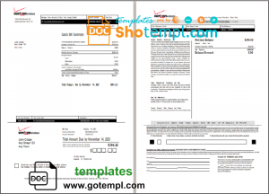 Cleaning Service Invoice Form template in word and pdf format