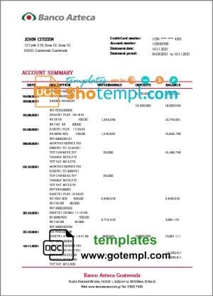Germany Energis utility bill template in Word and PDF format, fully editable