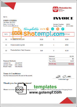 Automotive Stampings and Assemblies Limited pay stub Word and PDF template