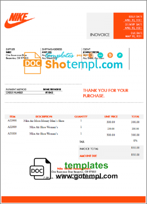 free short term investment contract template, Word and PDF format
