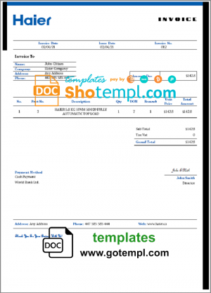 Uganda Cairo bank statement, Excel and PDF template
