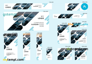 # pro car editable banner template set of 13 PSD