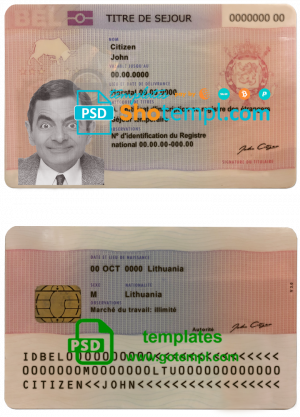 USA New hampshire driving license PSD files, scan look and photographed image, 2 in 1