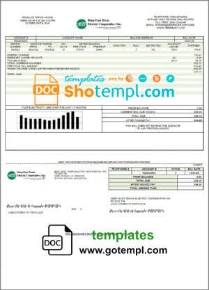 Belgium vital record birth certificate Word and PDF template