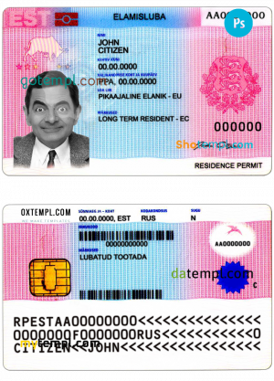 Philippines driving license PSD files, scan look and photographed image, 2 in 1