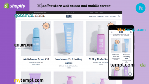 skin & body care fully ready online store Shopify hosted and products uploaded 30