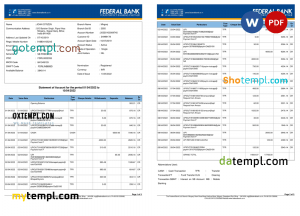 Free Sports Invoice template in word and pdf format