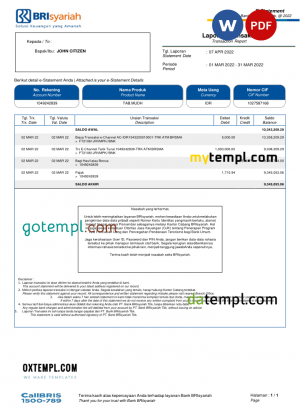 free consignment contract template, Word and PDF format