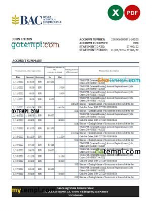 Grand Railway company paystub template in Word and PDF formats