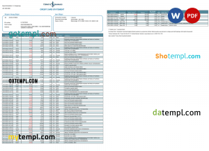 Germany Aschheim Wirecard bank statement easy to fill template in Word and PDF format