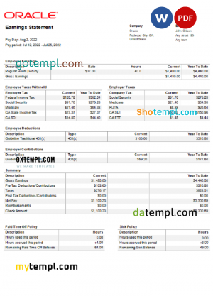 USA Indiana Bartholomew County REMC utility bill template in Word and PDF format