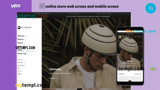 modern helmets completely ready online store WooCommerce hosted and products uploaded 30