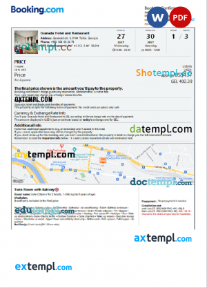 China visa stamp PSD template, with fonts