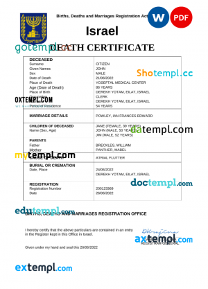 Bank of Guizhou business checking account statement Word and PDF template