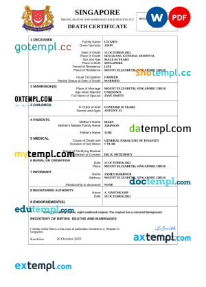 Brazil hotel booking confirmation Word and PDF template, 2 pages
