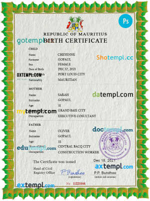Mozambique ID card PSD files, scan look and photographed image, 2 in 1