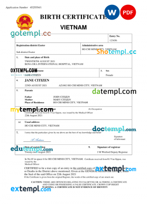 Thailand Calyon bank statement, Excel and PDF template