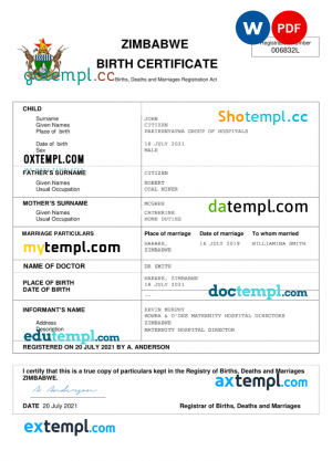 USA printing company employee sheet template in Word and PDF format