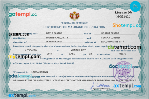 Maldives hotel booking confirmation Word and PDF template, 2 pages
