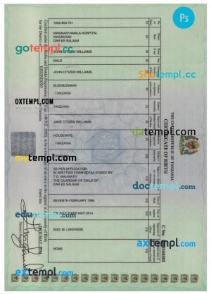 Azerbaijan passport editable PSDs, scan and photo-realistic snapshot, 2 in 1