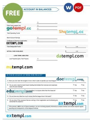 Zambia business registration certificate Word and PDF template